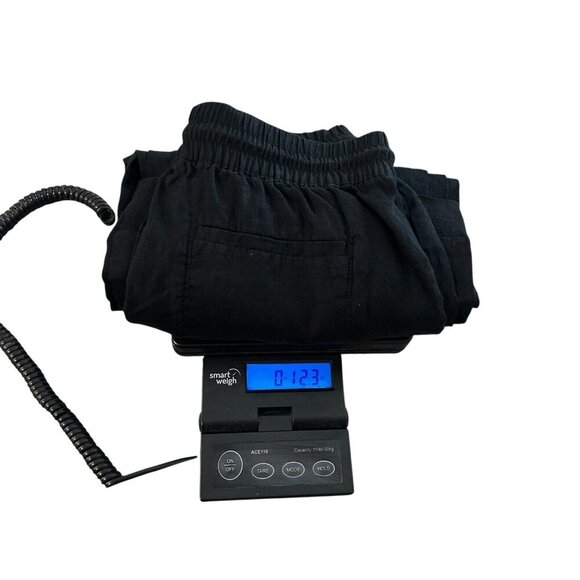 Athleta Retreat Linen Wide Leg Pant  Black XS Tall #658547 Vacation Resort Beach - Picture 12 of 12